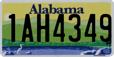 AL license plate 1AH4349