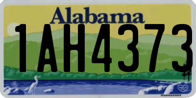 AL license plate 1AH4373