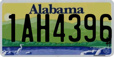 AL license plate 1AH4396