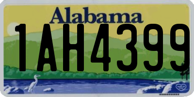 AL license plate 1AH4399
