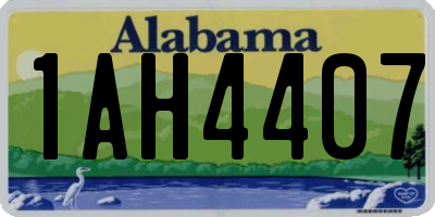 AL license plate 1AH4407