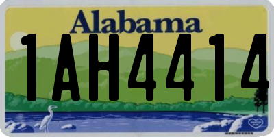 AL license plate 1AH4414