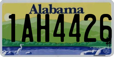 AL license plate 1AH4426
