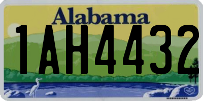 AL license plate 1AH4432