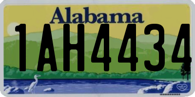 AL license plate 1AH4434