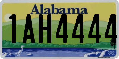 AL license plate 1AH4444