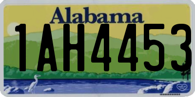 AL license plate 1AH4453
