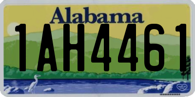 AL license plate 1AH4461