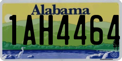 AL license plate 1AH4464