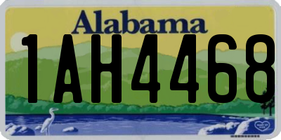 AL license plate 1AH4468