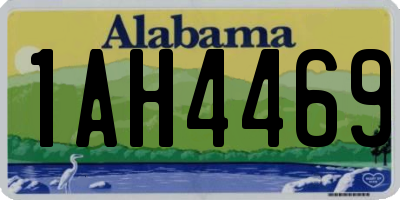 AL license plate 1AH4469