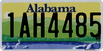 AL license plate 1AH4485