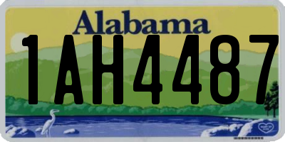 AL license plate 1AH4487