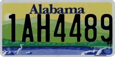 AL license plate 1AH4489