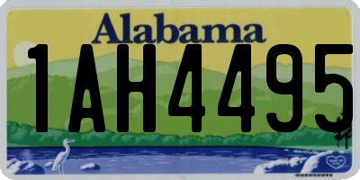 AL license plate 1AH4495