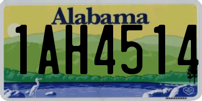AL license plate 1AH4514
