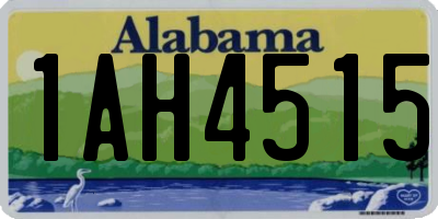 AL license plate 1AH4515