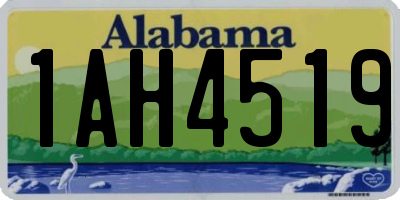 AL license plate 1AH4519