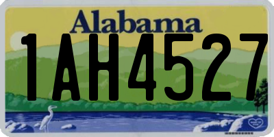AL license plate 1AH4527