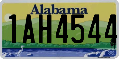 AL license plate 1AH4544