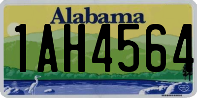 AL license plate 1AH4564