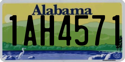 AL license plate 1AH4571