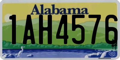AL license plate 1AH4576