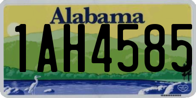 AL license plate 1AH4585