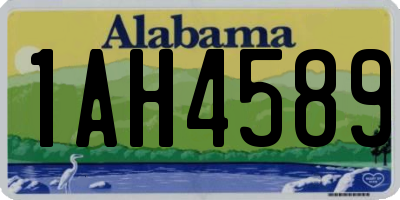 AL license plate 1AH4589