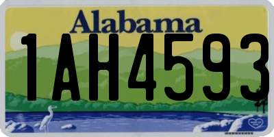 AL license plate 1AH4593