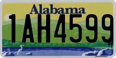 AL license plate 1AH4599
