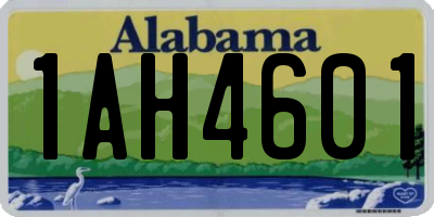 AL license plate 1AH4601