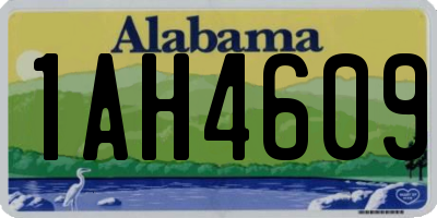 AL license plate 1AH4609