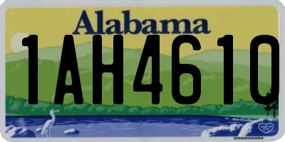 AL license plate 1AH4610