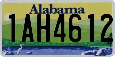 AL license plate 1AH4612