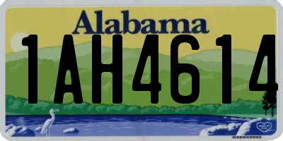 AL license plate 1AH4614