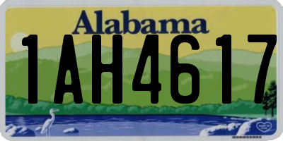 AL license plate 1AH4617