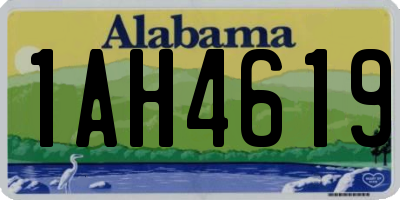 AL license plate 1AH4619