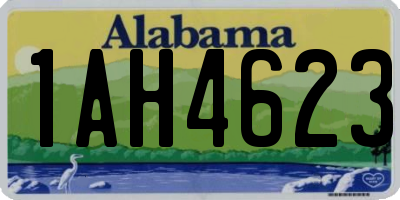 AL license plate 1AH4623