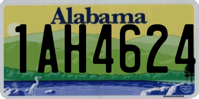 AL license plate 1AH4624