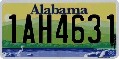 AL license plate 1AH4631
