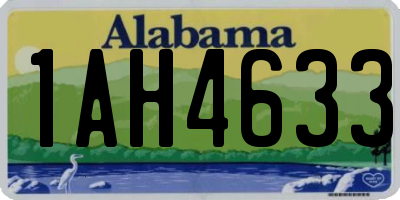 AL license plate 1AH4633