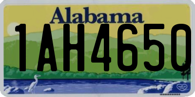 AL license plate 1AH4650
