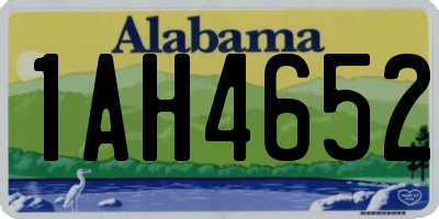 AL license plate 1AH4652