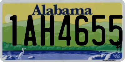 AL license plate 1AH4655