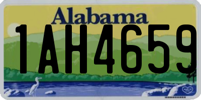AL license plate 1AH4659