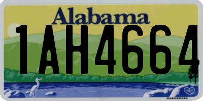 AL license plate 1AH4664