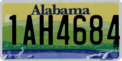 AL license plate 1AH4684