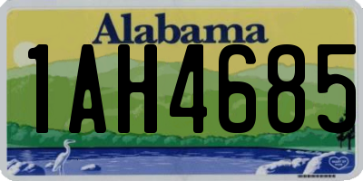 AL license plate 1AH4685
