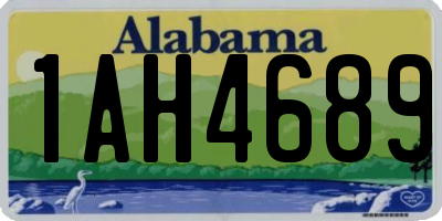 AL license plate 1AH4689